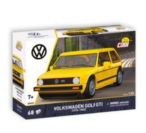 Cobi 24663 1:35 Volkswagen Golf I GTI 1976-1983 Car Building Kit