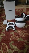 PlayStation 5 Slim Digital Bundle PSVR2 2 Con...