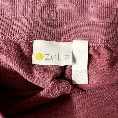 Zella Girl's Flare Leg Lounge Pants Purple Mesa L (10 / 12) - Picture 3 of 4