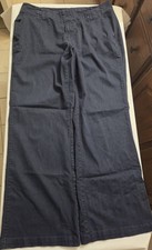 Juniors Navy Wide Leg Dress Pant, Size 12