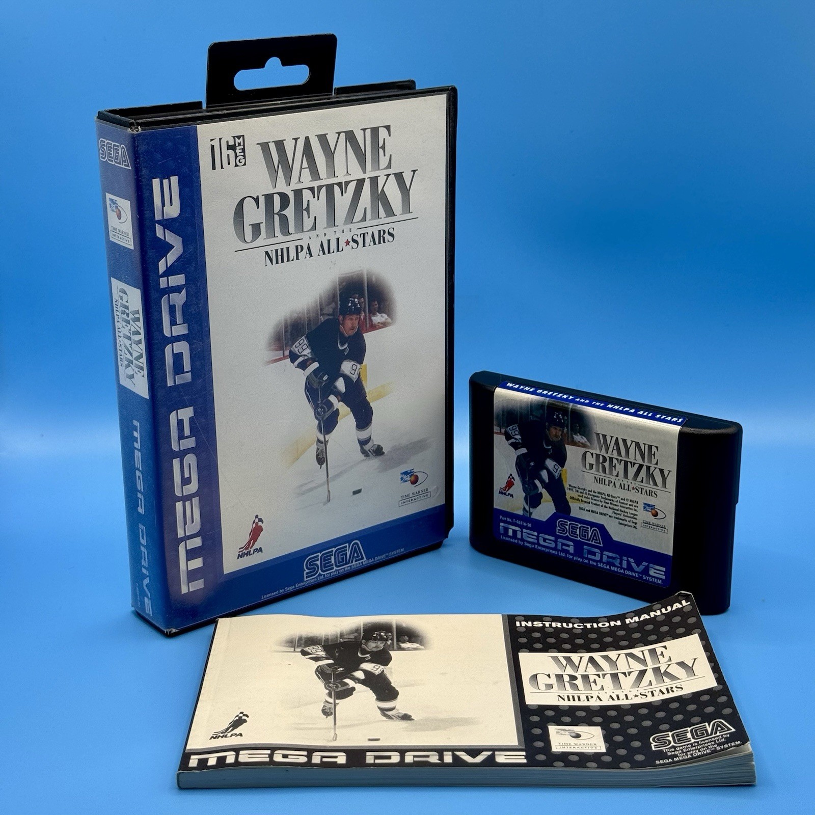Wayne Gretzky and the NHLPA ALL-Stars - Sega Mega Drive - Complete PAL (EX Cond)
