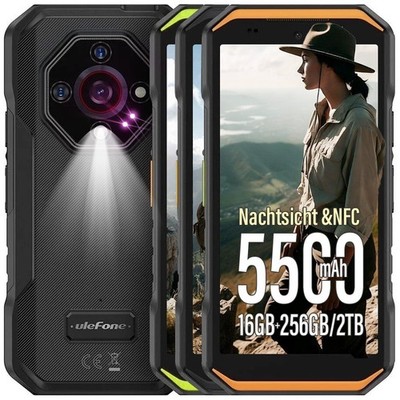 Ulefone Armor X32 Pro 5G Outdoor Smartphone 16GB+256GB Android 15 64MP Handy NFC