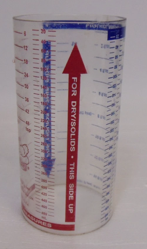 Pampered Chef #2225 Measure Cup All Liquid Dry Solid 2 Cup Capacity 1997 Vintage - Image 4 of 4