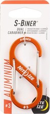 Nite Ize S-Biner Aluminum Dual Carabiner 3 - Orange