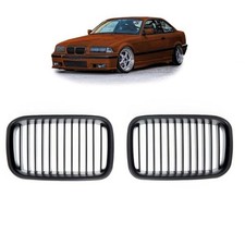 Sportgrill Kühlergrill für BMW 3er E36 91-96 schwarz Matt