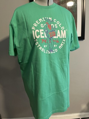 BILLIONAIRE BOYS CLUB Green ICECREAM JAPANESE COWBOY XL T-Shirt BBC NWT