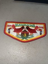 Nawakwa Lodge 3 Heart Of Virginia Council VA 1919-1994 S48 Flap RED