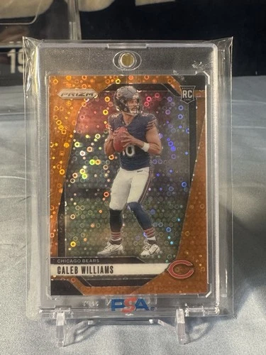 2024 Panini Prizm Disco Prizm Rookie Caleb Williams #301 PSA Chicago Bears