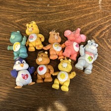 1980s Kenner Care Bears Poseables Figures - Set of 8