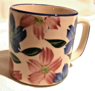 Tasse Kaffeebecher Kaffeetasse SENATOR Collection Blumen neuwertig