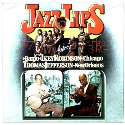 Jazz Lips - Banjo - Ikey Robinson - Thomas Jefferson - Hot Jazz Hamburg LP '