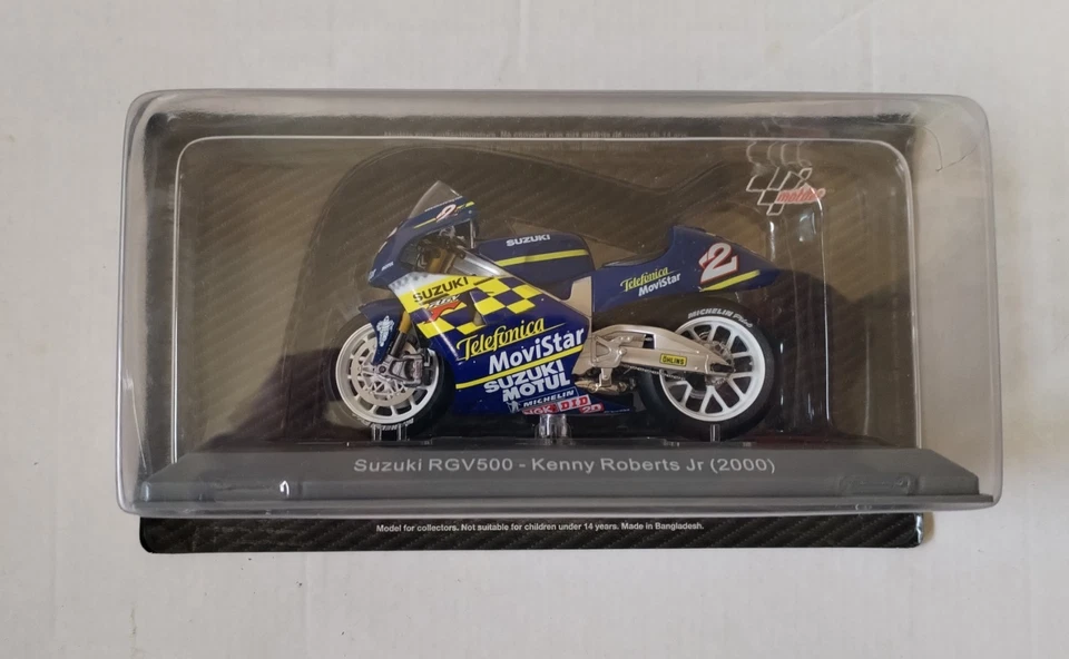 铃木 RGV500 GP 2000,1/18 MOTOGP 摩托车,肯尼·罗伯茨 JR,阿尔塔亚 — 第 2/4 张图片