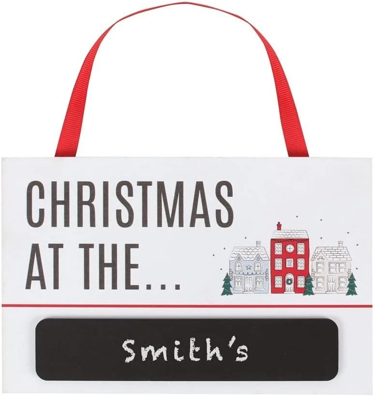 Christmas at the.... Chalkboard Sign - 15cm x 18cm x 0.9cm - Image 2 of 4