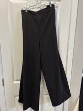 Allure Bridal Women’s Black Tuxedo Pants Wide Leg Size 20 New