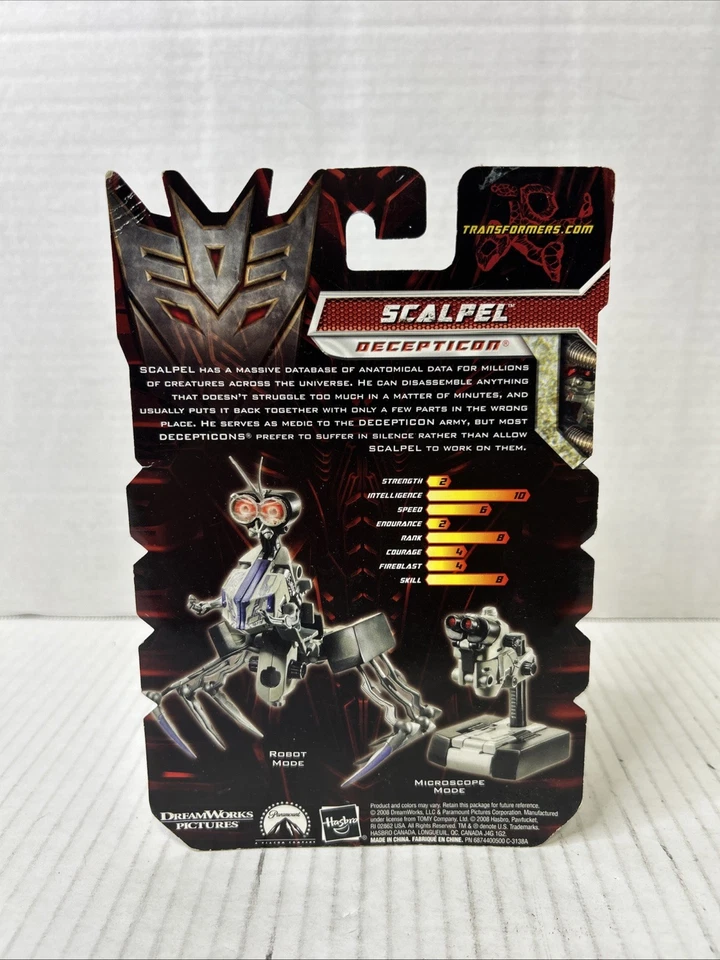 Transformers Scalpel SCOUT CLASS 2009 Revenge of the Fallen New Z6 - Image 2 of 3