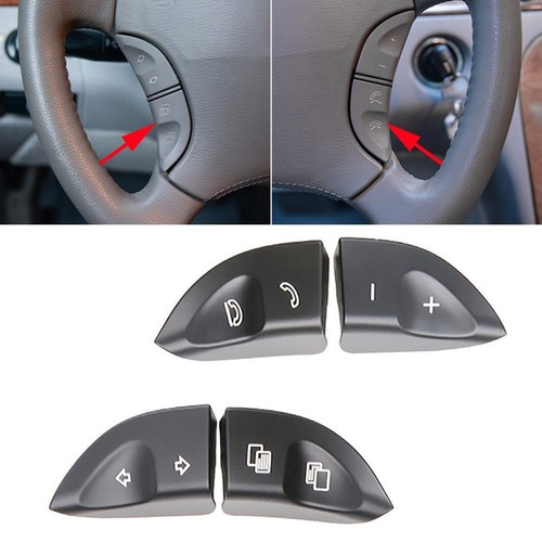 Steering Wheel Control Button Switch Cover For Mercedes W220 W215 Black Parts - Picture 22 of 24