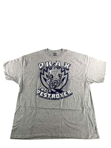 Marvel Drax The Destroyer Shirt Mens 2XL Gray Funko Guardians of the Galaxy Blue