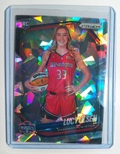 2025 WNBA Prizm 🏀 Lucy Olsen Cracked Ice Variation #145 Washington Mystics RC