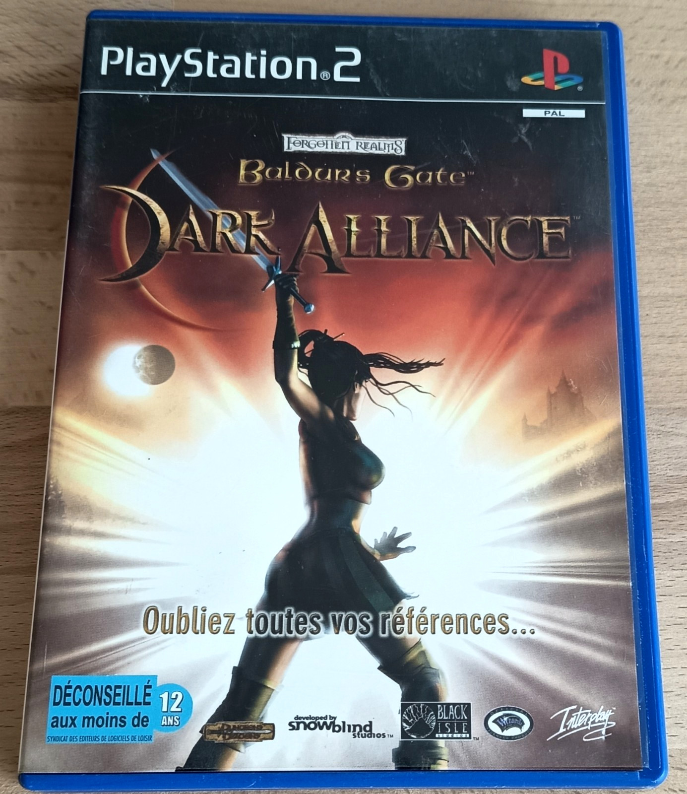 Playstation PS2 Baldur's Gate : Dark Alliance [PAL FR] CIB Boîte Notice *JRF