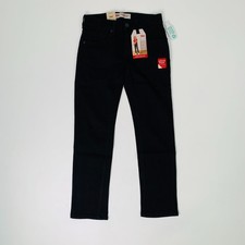 Levi's Boys Youth Jeans 10 511 Slim Flex Stretch Denim Black Jeans Size 10