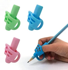 3 PACK, Writing aid Grip for Children's Training Pencils, Toddlers/Preschoo