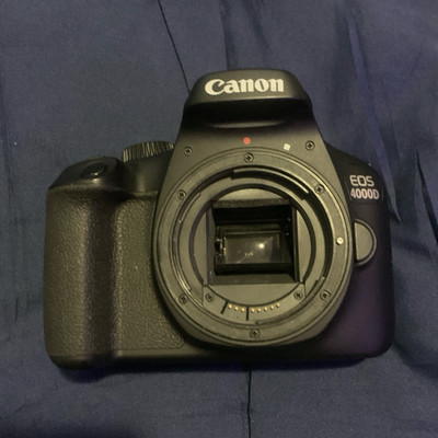 Canon EOS 4000D 18MP Digital SLR Black w/ EF-S 18-55mm f/3.5-5.6