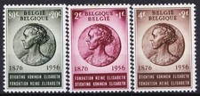 Belgium, 1956, COB 991/3: €5, Queen Elisabeth 80th Birthday, MH