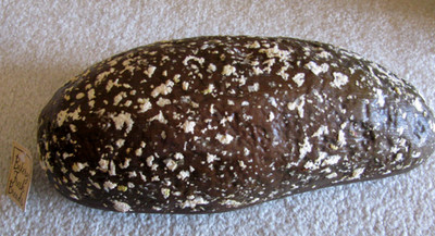 NEW Artificial Dark Brown Whole Grain Wheat Rye Loaf 11'' x 4.5'' Fake Food Bread