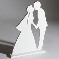Tortenfigur Tortendeko Tortenaufsatz Hochzeitsdeko Brautpaar Kuss 20 Oder 30 Cm