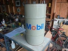 Vintage Mobil Oil Barrel Can 27" Tall 14" Dia. Only 1 on eBay! Lot 26-41-13