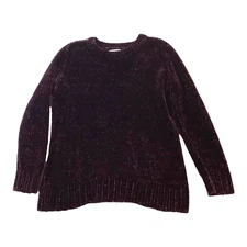 Orvis Women's Chenille Long Sleeve Soft Sweater Size S Relaxed Fit