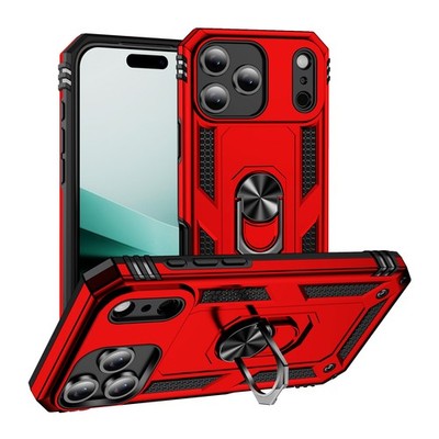 Magnetic Ring Stand Heavy Duty Back Case For iPhone 17 Pro Max 16 15 14 13 12