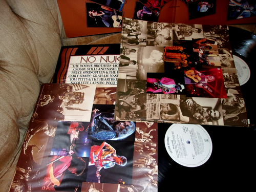 NO NUKES - PROMO 3LP 1979 Doobie Brothers Jackson Browne Tom Petty EXCELLENT - Picture 4 of 5