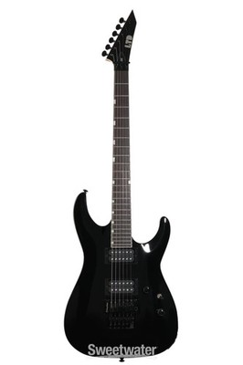 ESP LTD MH-200 Electric Guitar - Black, Rosewood Fingerboard