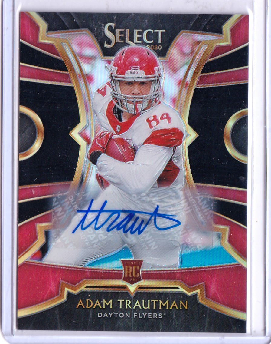 Adam Trautman Panini Chronicles Draft Picks Select #19 Signature
