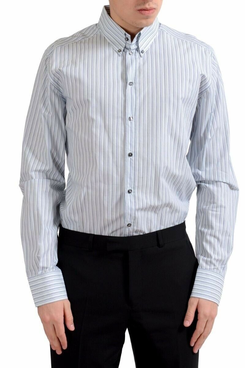 Dolce - Gabbana Martini Мужская рубашка в полоску с длинным рукавом US 16 IT 41 24590₽