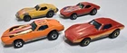 Hotwheels Blackwall Chevy Corvette Stingray Vintage Lot Of 4
