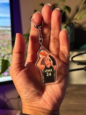 WNBA Napheesa Collier Minnesota Lynx Acrylic Keychain Basketball
