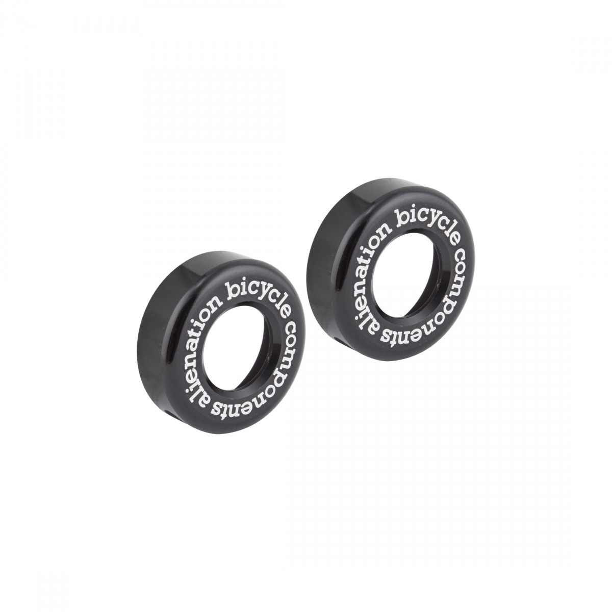 Торцевые заглушки для штанги Alienation Stooges - 6061-T6 из алюминия закрепленные установочными винтами M4 черные 3790₽