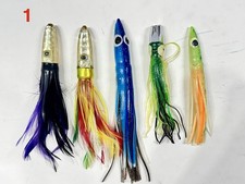 Set of 5/ S/W Jet Heads & Tuna Feather Assorted Set 