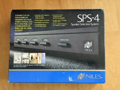 Niles Audio SPS-4 Speaker Selection System & HiFi - Works - New (Old Stock)