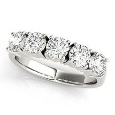 BEST OFFER!2Ct DE/VS Lab Grown Round Diamond 5 Stone Ring Platinum UK Hallmarked
