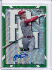 2021 Leaf Perfect Game All American Green Wave Proof Gavin Turley Auto 1/1