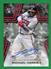 2023 Topps Series 2 Baseball Stars Auto BLACK #BSA-MHA MICHAEL HARRIS II RC /199