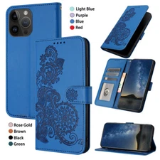 For iPhone 17 Pro Max 16 15 14 13 12 11 7 Magnetic Leather Flip Card Wallet Case