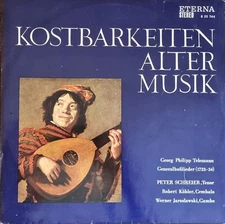 Peter Schreier, Kohler: Telemann- Generalbasslieder (1733-34)/ Eterna 1st stereo