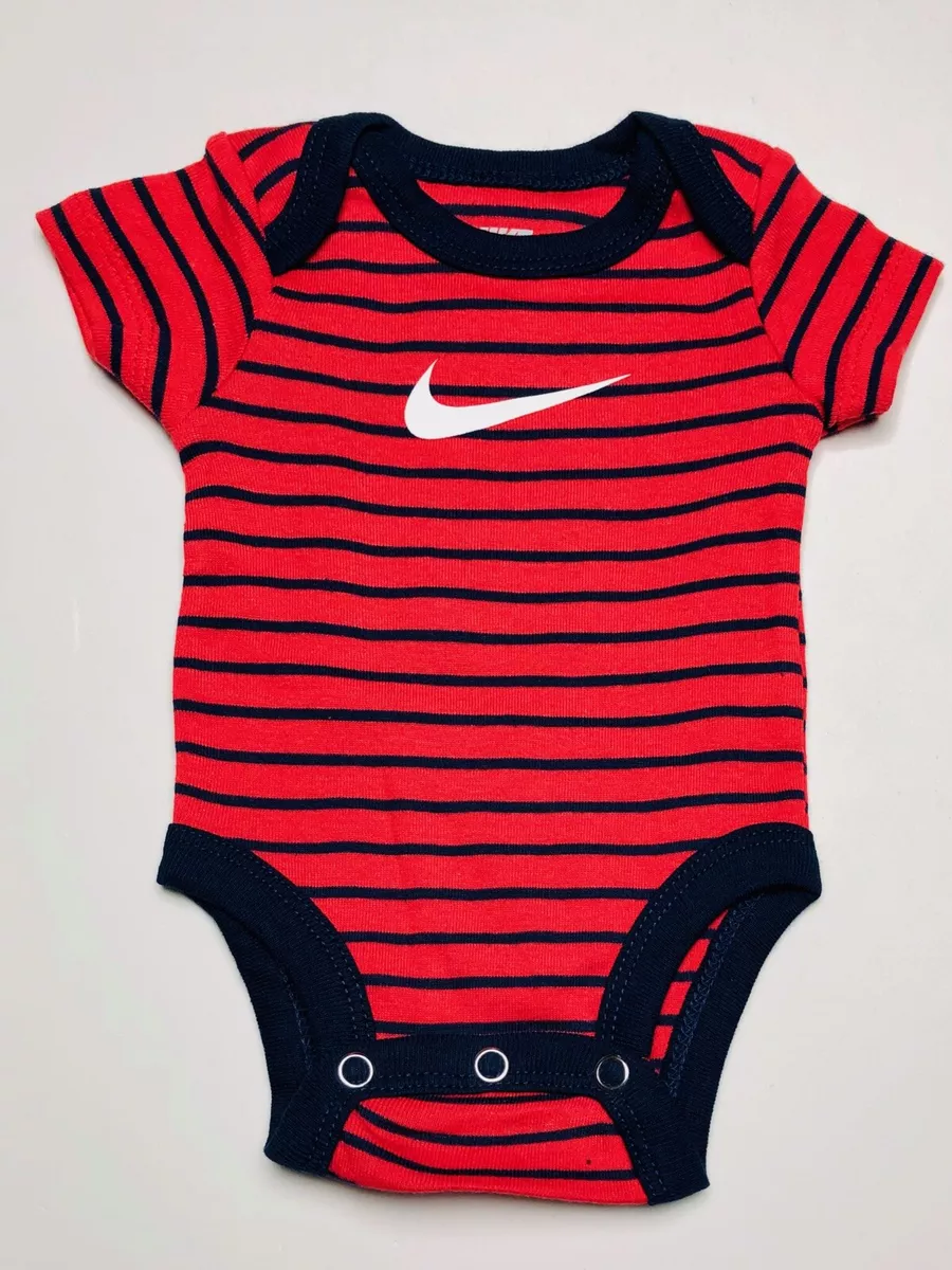AIR NIKE Newborn Baby boys 3 pc Outfit Gift Set Bodysuits Romper 0 6 Months