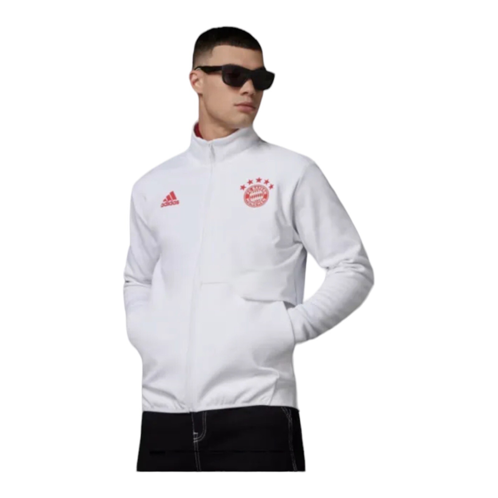 Аутентичная куртка Adidas FC Bayern Munchen Anthem HY3276 SZ XS Soccer Футбол 12490₽