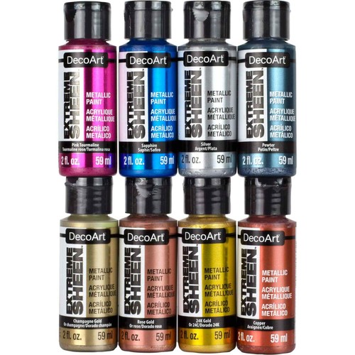 DecoArt® Extreme Sheen™ Metallic Acrylic Paint Value Pack 8ct - Assorted Colors