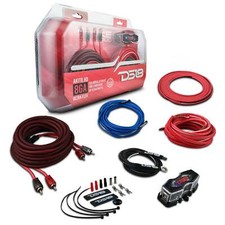 DS18 AKIT8.RD 8-GA Amplifier Installation Wiring Kit - Red